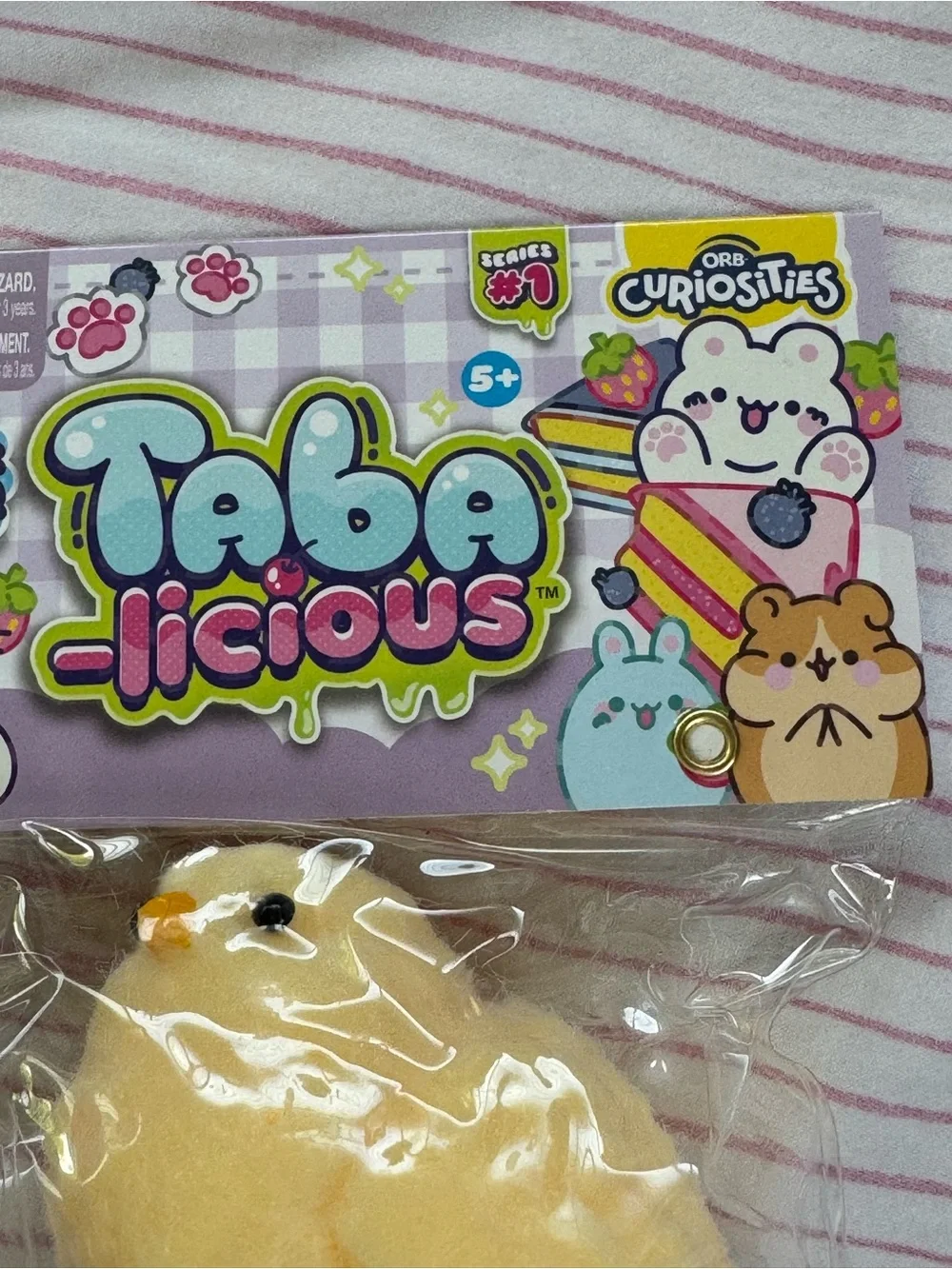 Tabalicious Yellow Chick Squishy Toy by OrbCuriosities Series 1 New NWT